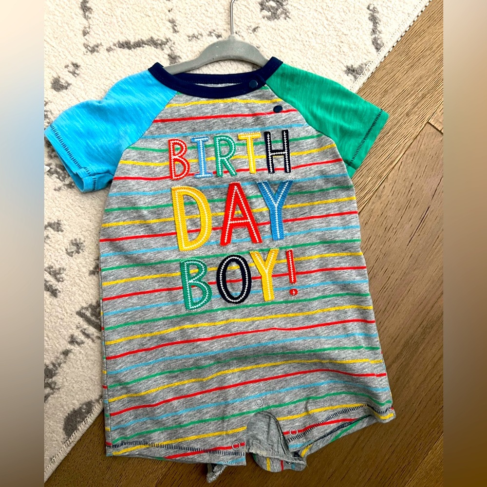 Mudpie birthday 12 month outfit. Worn 2 times ever.